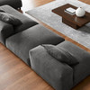 EEI-7033 Solace 4-Piece Modular Upholstered Fabric Sectional Sofa With Ottoman by Modway