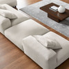 EEI-7033 Solace 4-Piece Modular Upholstered Fabric Sectional Sofa With Ottoman by Modway