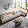 EEI-7033 Solace 4-Piece Modular Upholstered Fabric Sectional Sofa With Ottoman by Modway
