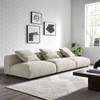 EEI-7035 Solace 3-Piece Modular Upholstered Fabric Sofa by Modway