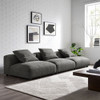 EEI-7035 Solace 3-Piece Modular Upholstered Fabric Sofa by Modway