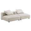 EEI-7037 Solace 2-Piece Modular Upholstered Fabric Sofa by Modway