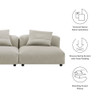 EEI-7037 Solace 2-Piece Modular Upholstered Fabric Sofa by Modway