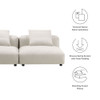 EEI-7037 Solace 2-Piece Modular Upholstered Fabric Sofa by Modway