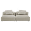 EEI-7037 Solace 2-Piece Modular Upholstered Fabric Sofa by Modway