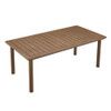 EEI-7064 Parkland 7-Piece Rectangular Outdoor Patio Rattan and Aluminum Dining Table and Chairs Set by Modway