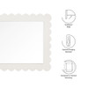 EEI-7116 Emmeline Scalloped Rectangle Wall Mirror by Modway