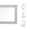EEI-7116 Emmeline Scalloped Rectangle Wall Mirror by Modway