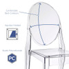 EEI-908-CLR Casper Dining Chairs Set of 4 by Modway