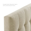 MOD-5148 Lily Upholstered Fabric Twin Headboard by Modway