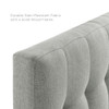 MOD-5148 Lily Upholstered Fabric Twin Headboard by Modway