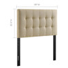 MOD-5148 Lily Upholstered Fabric Twin Headboard by Modway