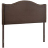 MOD-5206 Curl Nailhead Upholstered Queen Headboard by Modway