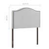 MOD-5209 Curl Nailhead Upholstered Twin Headboard by Modway
