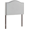 MOD-5209 Curl Nailhead Upholstered Twin Headboard by Modway