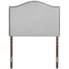 MOD-5209 Curl Nailhead Upholstered Twin Headboard by Modway
