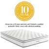 MOD-5770-WHI Jenna 10" Innerspring and Foam Queen Mattress by Modway