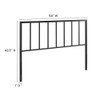 MOD-6169-BLK Tatum Metal Full Headboard by Modway