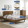 MOD-6618-WAL Alana Wood Twin Platform Bed With Angular Frame by Modway