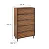 MOD-7082-WAL Vespera 5-Drawer Chest by Modway