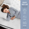 MOD-7089-WHI Jenna 12" Innerspring and Foam Queen Mattress by Modway