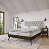 MOD-7089-WHI Jenna 12" Innerspring and Foam Queen Mattress by Modway