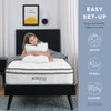 MOD-7093-WHI Jenna 6" Innerspring and Foam Twin Mattress by Modway