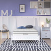 MOD-7093-WHI Jenna 6" Innerspring and Foam Twin Mattress by Modway