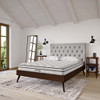 MOD-7095-WHI Jenna 6" Innerspring and Foam Queen Mattress by Modway