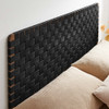 MOD-7124 Sparta Weave Wall-Mount Vegan Leather Queen Headboard by Modway