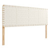MOD-7127 Sparta Weave Vegan Leather King Headboard by Modway