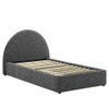 MOD-7128 Resort Upholstered Fabric Arched Round Twin Platform Bed by Modway