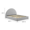 MOD-7130 Resort Upholstered Fabric Arched Round Full Platform Bed by Modway