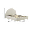 MOD-7133 Resort Performance Velvet Arched Round Queen Platform Bed by Modway