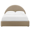 MOD-7133 Resort Performance Velvet Arched Round Queen Platform Bed by Modway