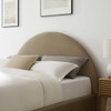 MOD-7133 Resort Performance Velvet Arched Round Queen Platform Bed by Modway