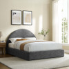 MOD-7134 Resort Upholstered Fabric Arched Round King Platform Bed by Modway