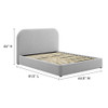 MOD-7138 Keynote Upholstered Fabric Curved Full Platform Bed by Modway