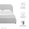 MOD-7140 Keynote Upholstered Fabric Curved Queen Platform Bed by Modway