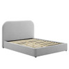 MOD-7140 Keynote Upholstered Fabric Curved Queen Platform Bed by Modway