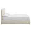 MOD-7140 Keynote Upholstered Fabric Curved Queen Platform Bed by Modway