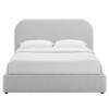 MOD-7140 Keynote Upholstered Fabric Curved Queen Platform Bed by Modway