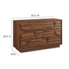 MOD-7163-WAL Bulwark 6-Drawer Dresser by Modway