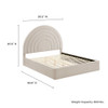 MOD-7166 Solana Arched Performance Velvet Full Platform Bed by Modway