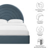 MOD-7166 Solana Arched Performance Velvet Full Platform Bed by Modway