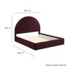 MOD-7166 Solana Arched Performance Velvet Full Platform Bed by Modway