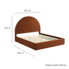 MOD-7166 Solana Arched Performance Velvet Full Platform Bed by Modway