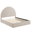 MOD-7166 Solana Arched Performance Velvet Full Platform Bed by Modway
