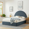 MOD-7166 Solana Arched Performance Velvet Full Platform Bed by Modway