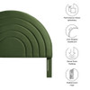 MOD-7171 Solana Arched Performance Velvet Queen Headboard by Modway